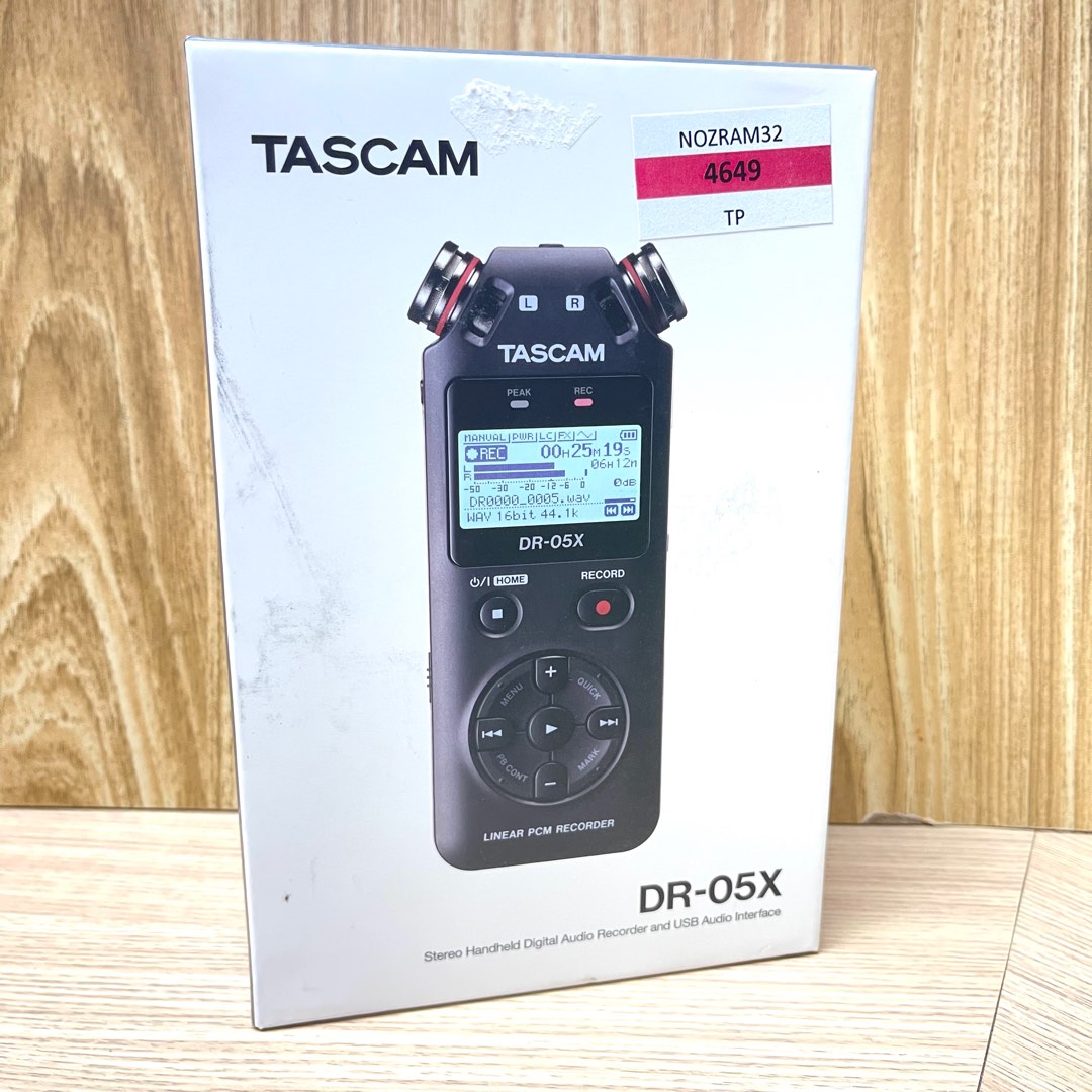 TPTASCAM Stereo Handheld Digital Audio Recorder and USB Audio