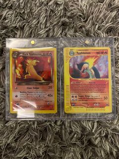 Typhlosion 2002 & Dark Typhlosion 1995-2000 Series Pokemon Card