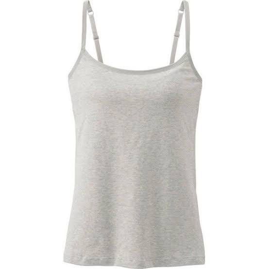 Uniqlo Women AIRism Bra Camisole 432472, Grey, Size L