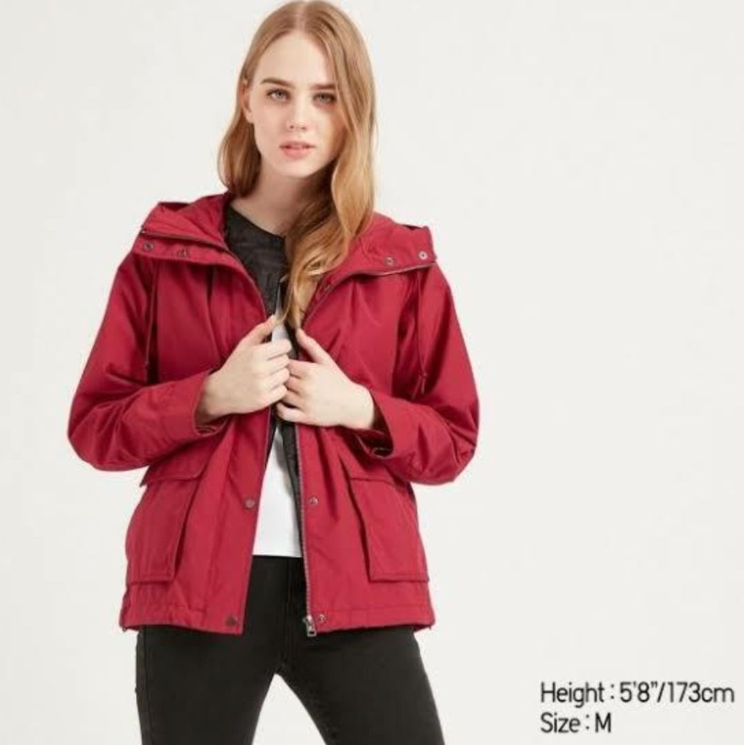 Women oversized parka uniqlo online