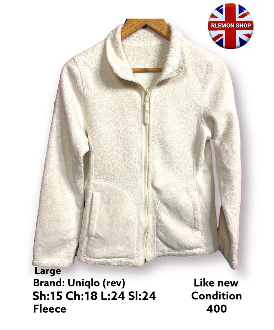 Uniqlo Reversible Fleece Jacket Women s Fashion Coats Jackets and Outerwear on Carousell