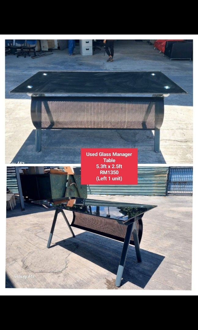 Used GLass Table SALE !, Furniture & Home Living, Furniture, Tables