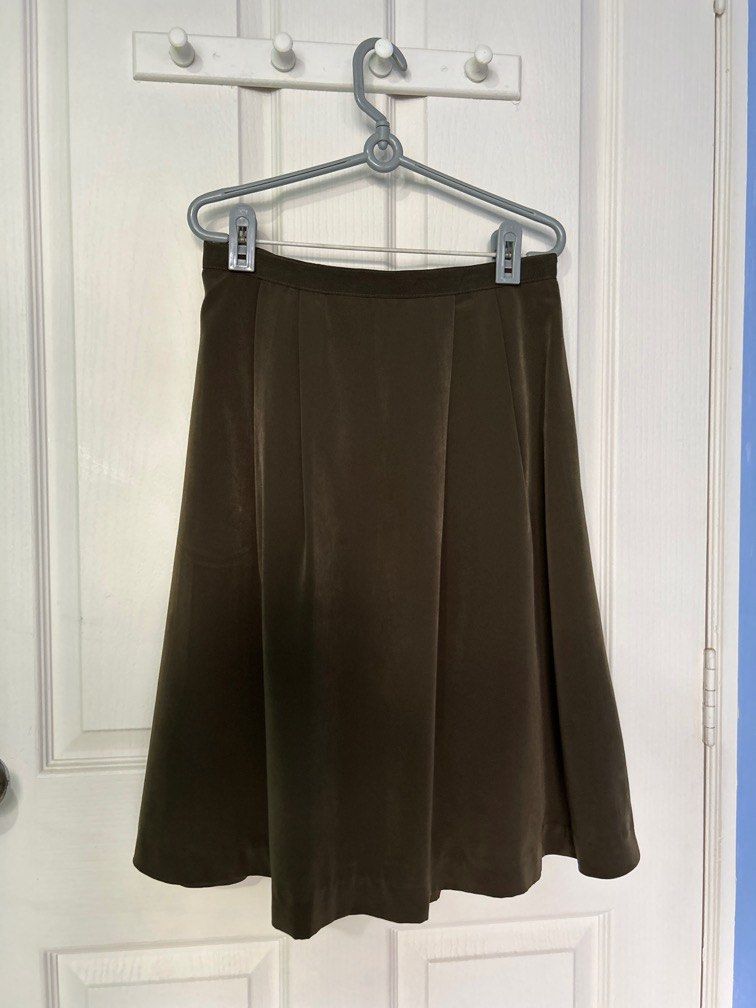 Olive green skirts 90s new arrivals
