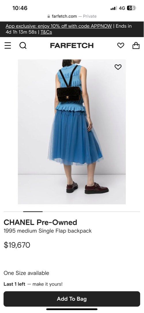 Vintage Chanel Velvet Backpack, Luxury, Bags & Wallets on Carousell