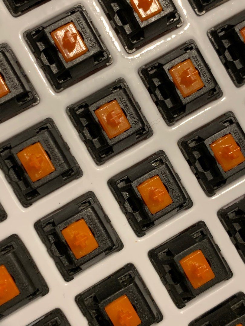 Vintage Hirose cherry mx orange switches, hirose oranges; custom ...