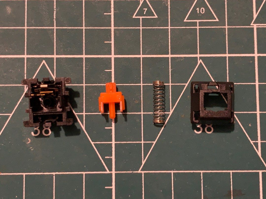 Vintage Hirose cherry mx orange switches, hirose oranges; custom ...