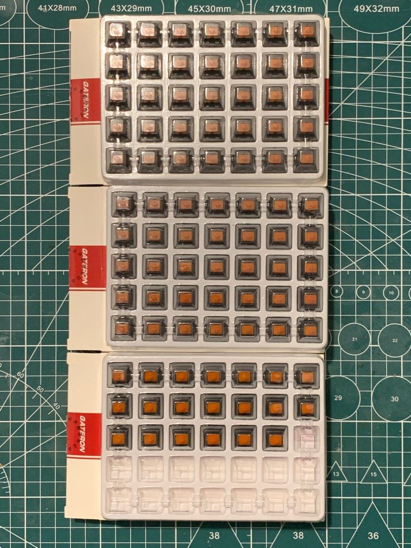 Vintage Hirose cherry mx orange switches, hirose oranges; custom ...