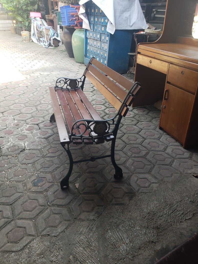 vintage kursi taman antik jadoel tempoe doeloe, Antik, Furnitur di