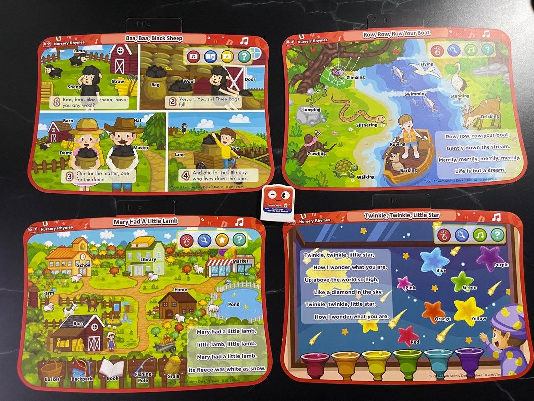 Vtech Touch & Learn Expansion Pack Nursery Rhyme, Babies & Kids, Baby