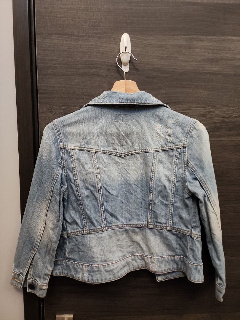Warehouse black discount denim jacket