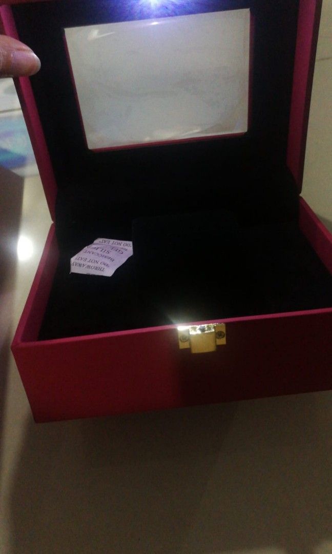 Watch box with led hotsell light