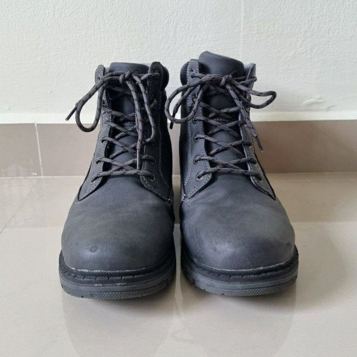 Mens dark grey new arrivals boots