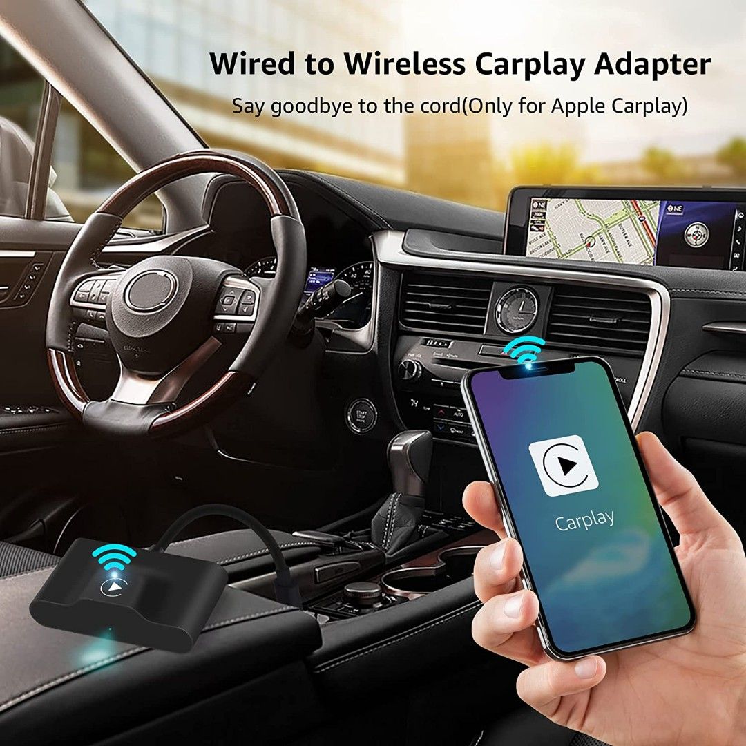 Wireless Carplay Adapter 2023 Upgrade Wireless Auto Car Adapter