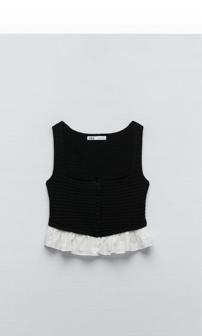 Zara Top Womens Fashion Tops Blouses On Carousell 6318