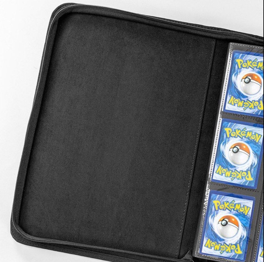 [PO] zipper binder for tcg card game pokemon yugioh, Hobbies & Toys