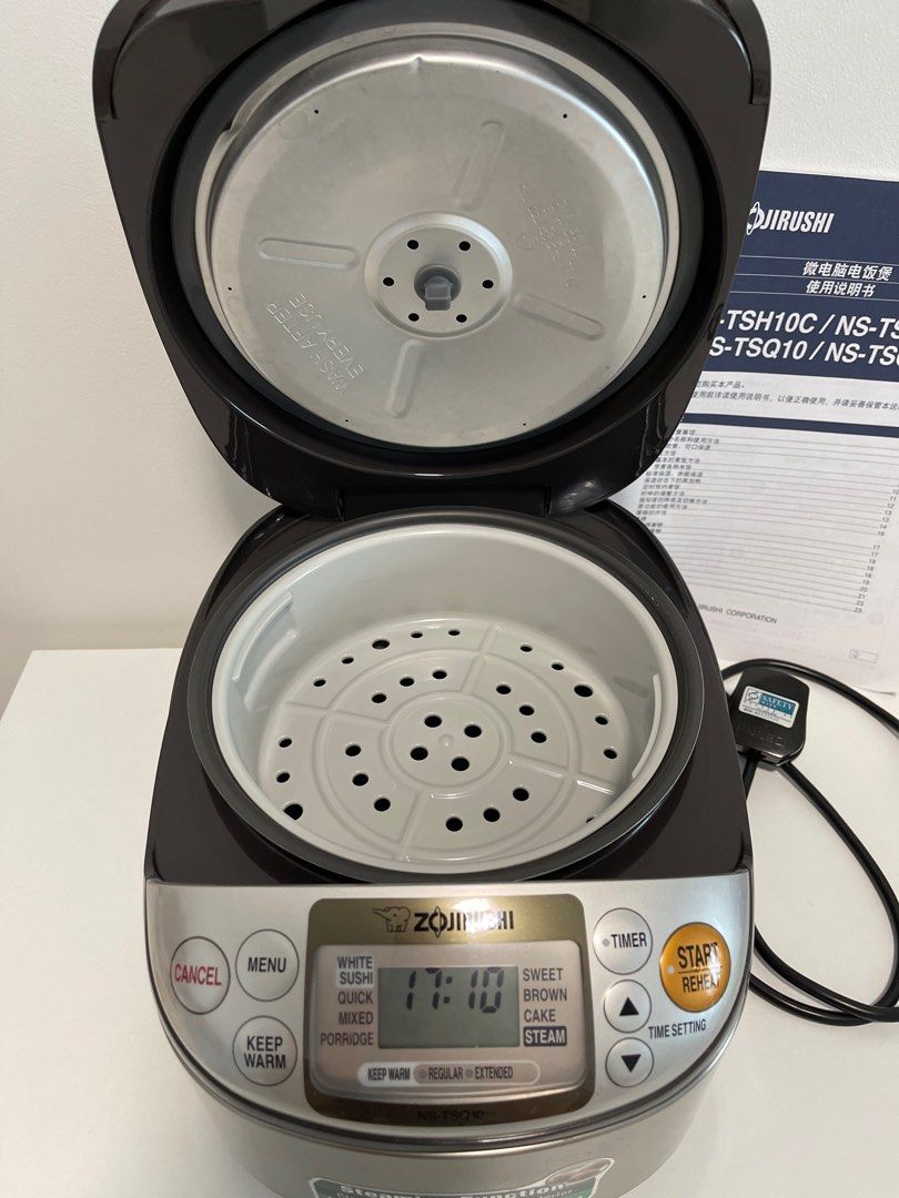 Zojirushi NSTSQ10 Rice Cooker 1.0L, TV & Home Appliances, Kitchen