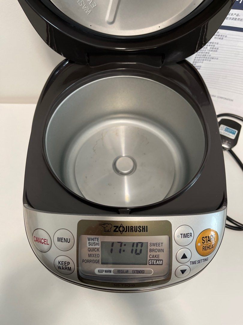 Zojirushi NSTSQ10 Rice Cooker 1.0L, TV & Home Appliances, Kitchen