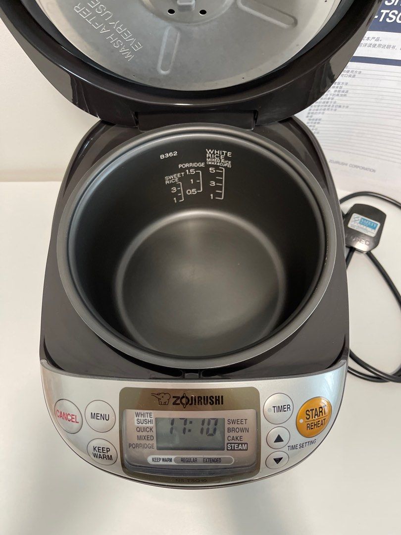 Zojirushi NSTSQ10 Rice Cooker 1.0L, TV & Home Appliances, Kitchen