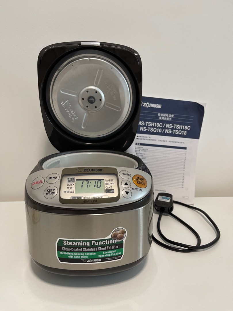 Zojirushi NSTSQ10 Rice Cooker 1.0L, TV & Home Appliances, Kitchen