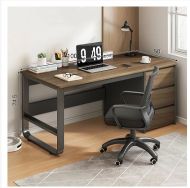 100cm study table with drawer computer table with drawer, Furniture ...