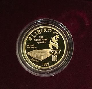1996 美國奧運精鑄金幣