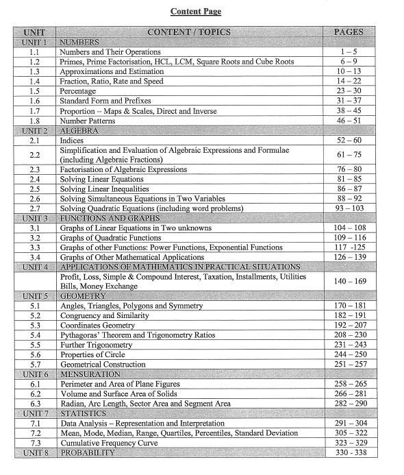 2023 Sec 3 4 NA NT Math Topical Revision / N Level Normal Academic ...