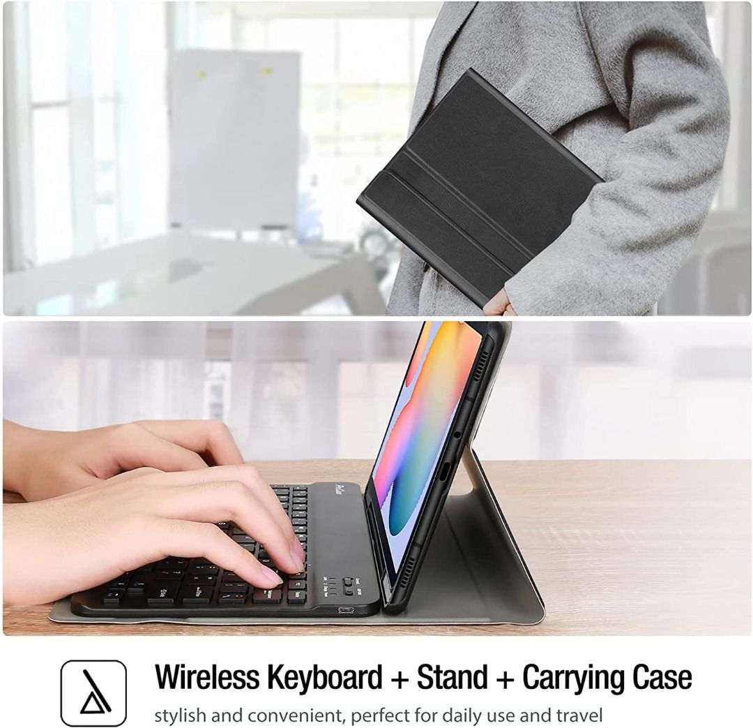 3007) PROCASE KEYBOARD CASE FOR GALAXY TAB S6 LITE 10.4 INCH 2022 2020 ...