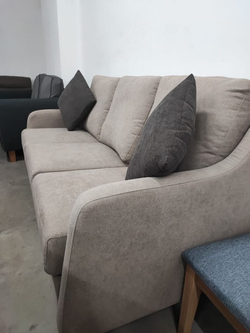 3 Seater Fabric Sofa, Furniture & Home Living, Furniture, Sofas on ...