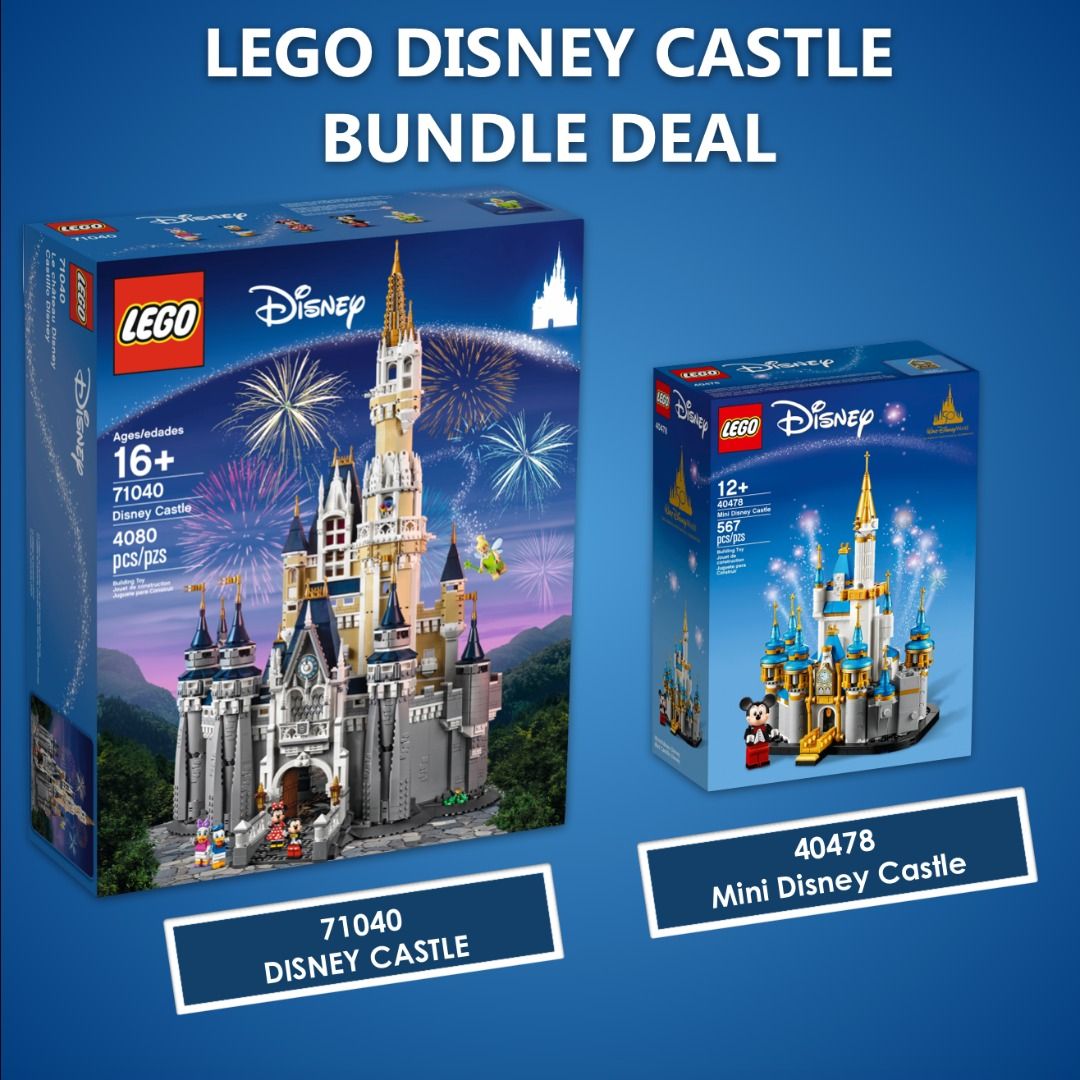 LEGO Disney Castle 71040 : : Toys & Games