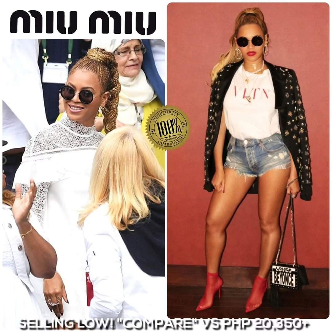 Beyonce miu miu sunglasses 2025