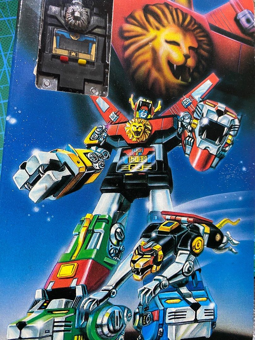 百獸王voltron 手錶電子手錶watch Lionbot made in Hong Kong, 興趣及