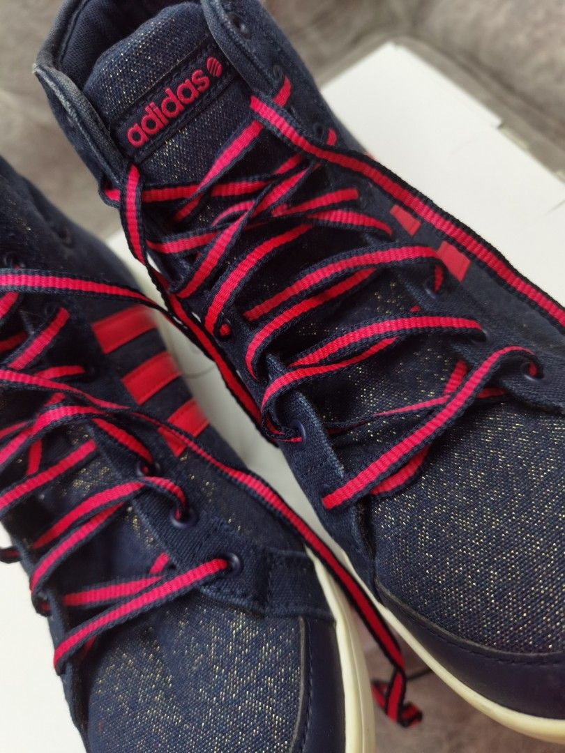 adidas neo 2 red sneakers
