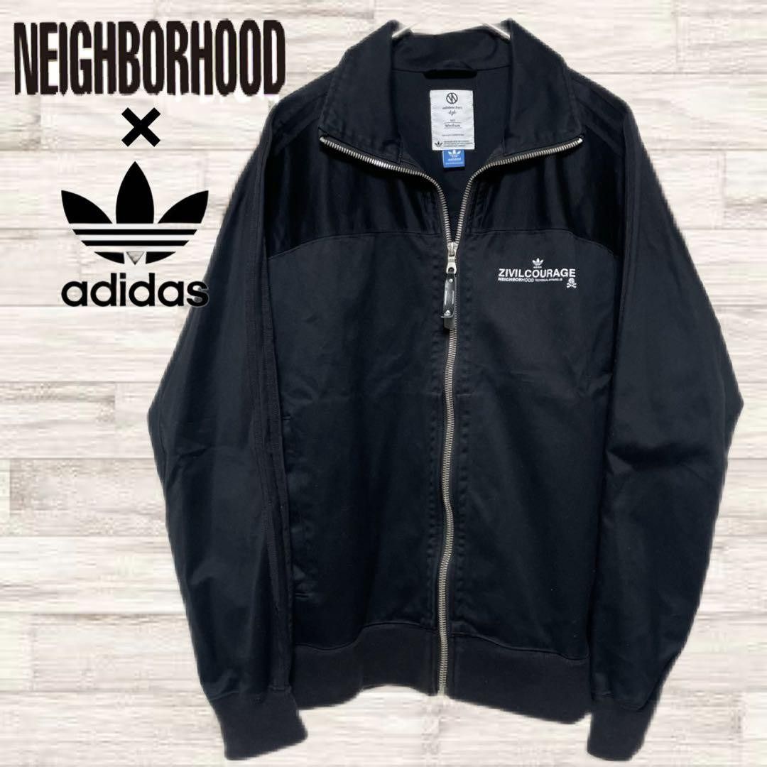 adidas ObyO KZK by NEIGHBORHOOD ZIVILCOURAGE 三葉草皇冠骷髏頭拉鍊外套