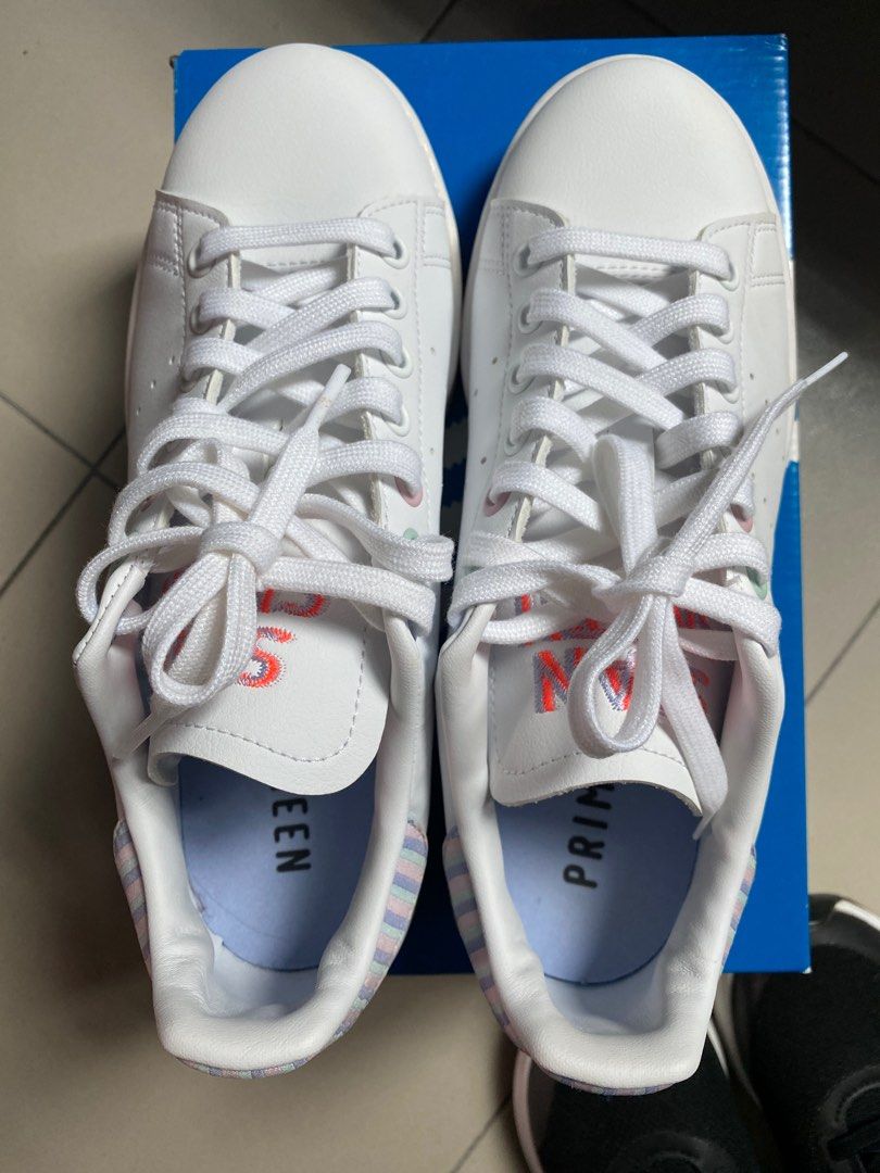 adidas ORIGINALS Stan Smith Shoes Women White Sneaker Like New