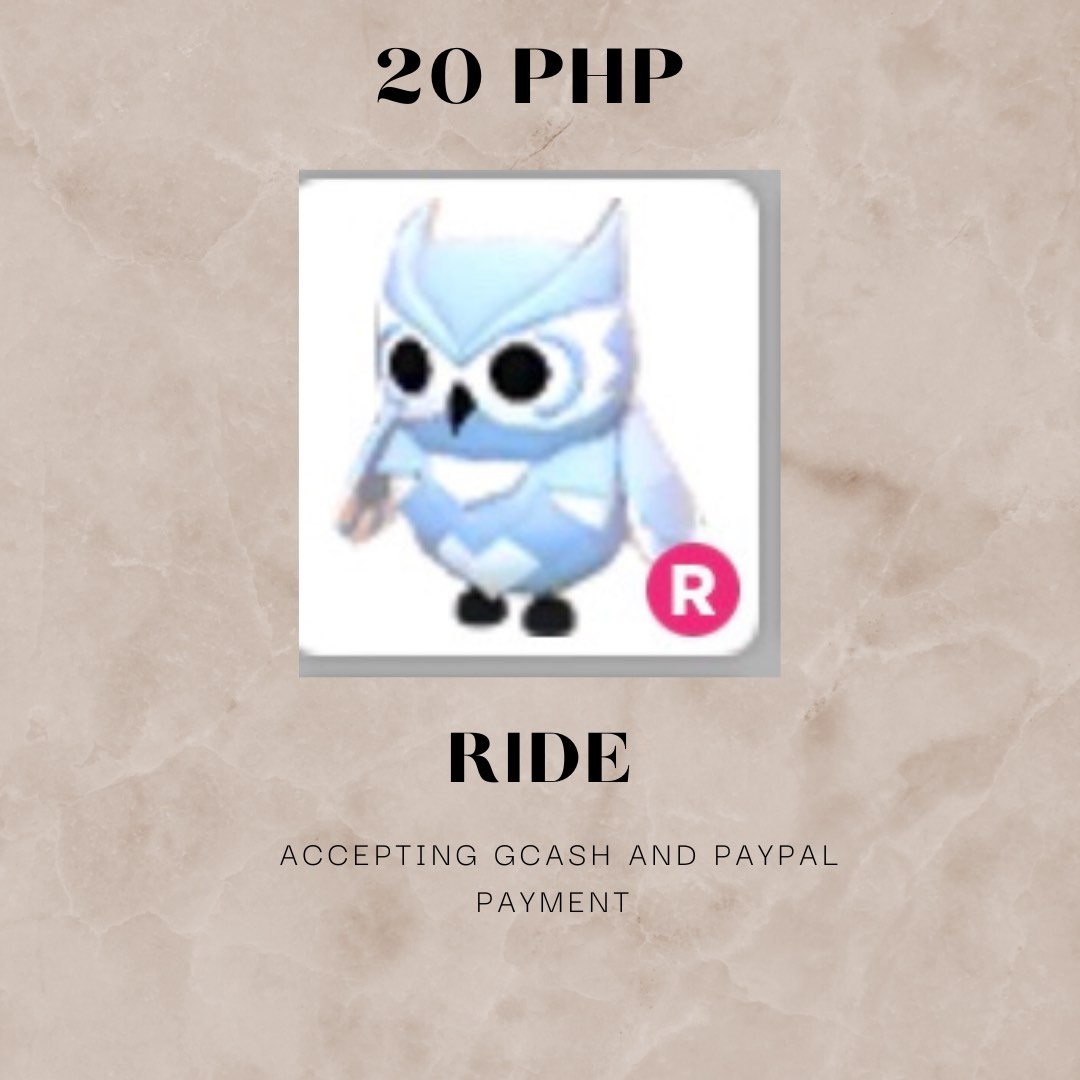 Adopt Me Pets Owl, Video Gaming, Gaming Accessories, InGame Products