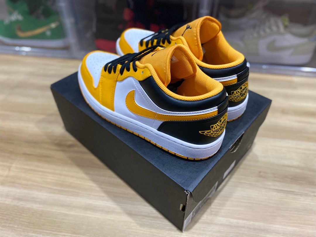 jordan 1 low university gold on feet