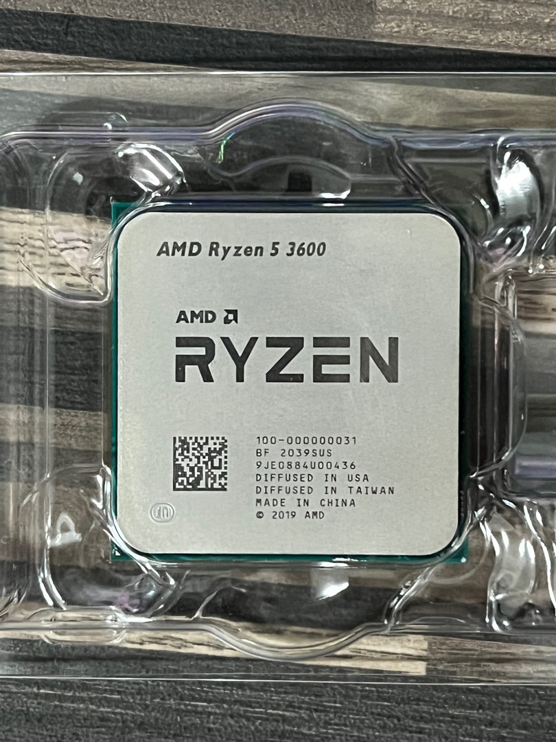AMD Ryzen 5 3600, Computers & Tech, Parts & Accessories, Computer Parts ...