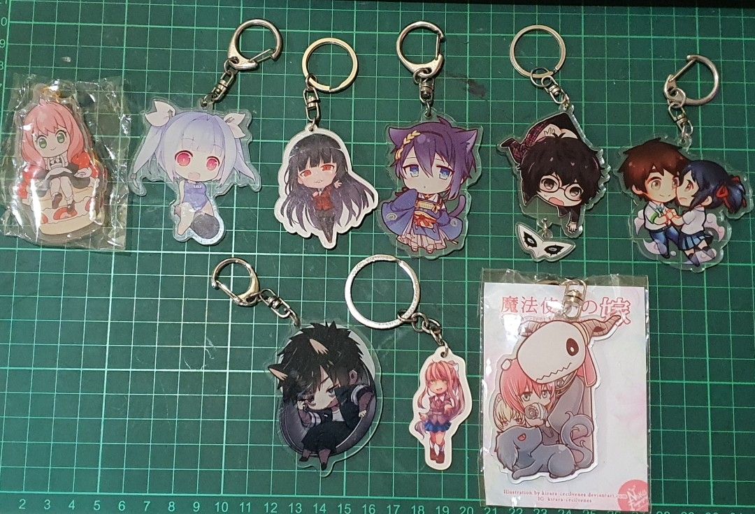 Anime Acrylic Keychains (Spy X Family, Kakegurui, Doki Doki Litreature  Club, BNHA, Ancient Magnus Bride, Persona 5, Your Name and etc), Hobbies &  Toys, Collectibles & Memorabilia, Fan Merchandise on Carousell