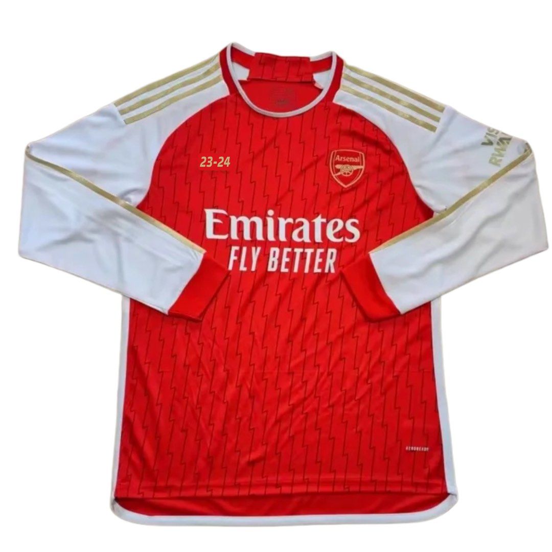 Arsenal long sleeve Jersey 23 24 Football Jersey Men s Fashion