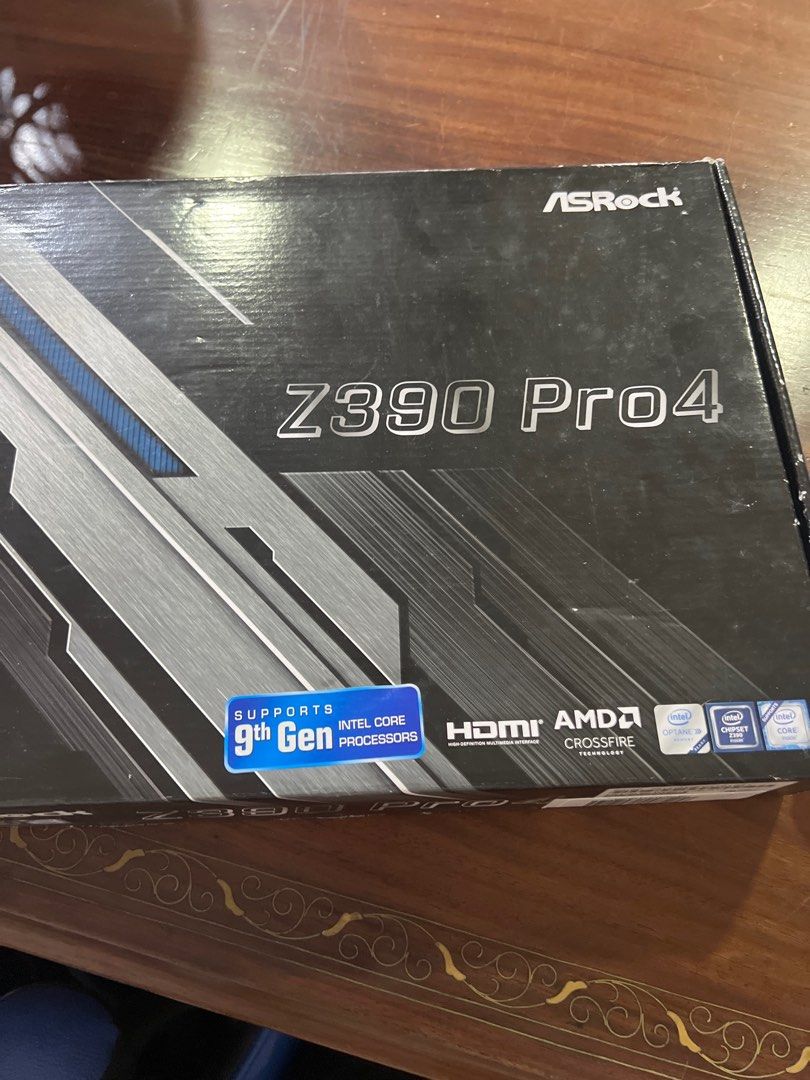 ASRock Motherboard (Z390 PRO4), Computers & Tech, Parts & Accessories ...