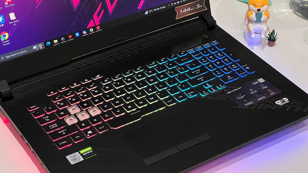  ASUS ROG Strix G17 Gaming Laptop, 17.3 144Hz 3ms FHD