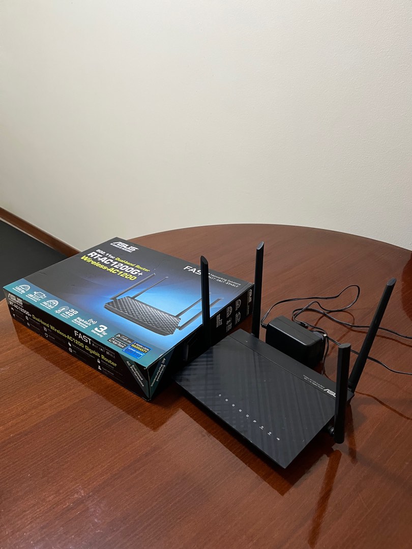 ASUS Routers RT-AC1200G+, Computers & Tech, Parts & Accessories ...