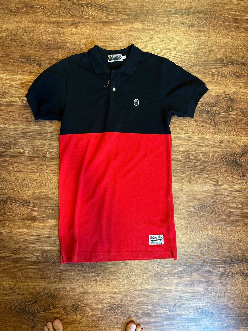 Bape Polo Shirt Original Authentic S Men s Fashion Tops Sets