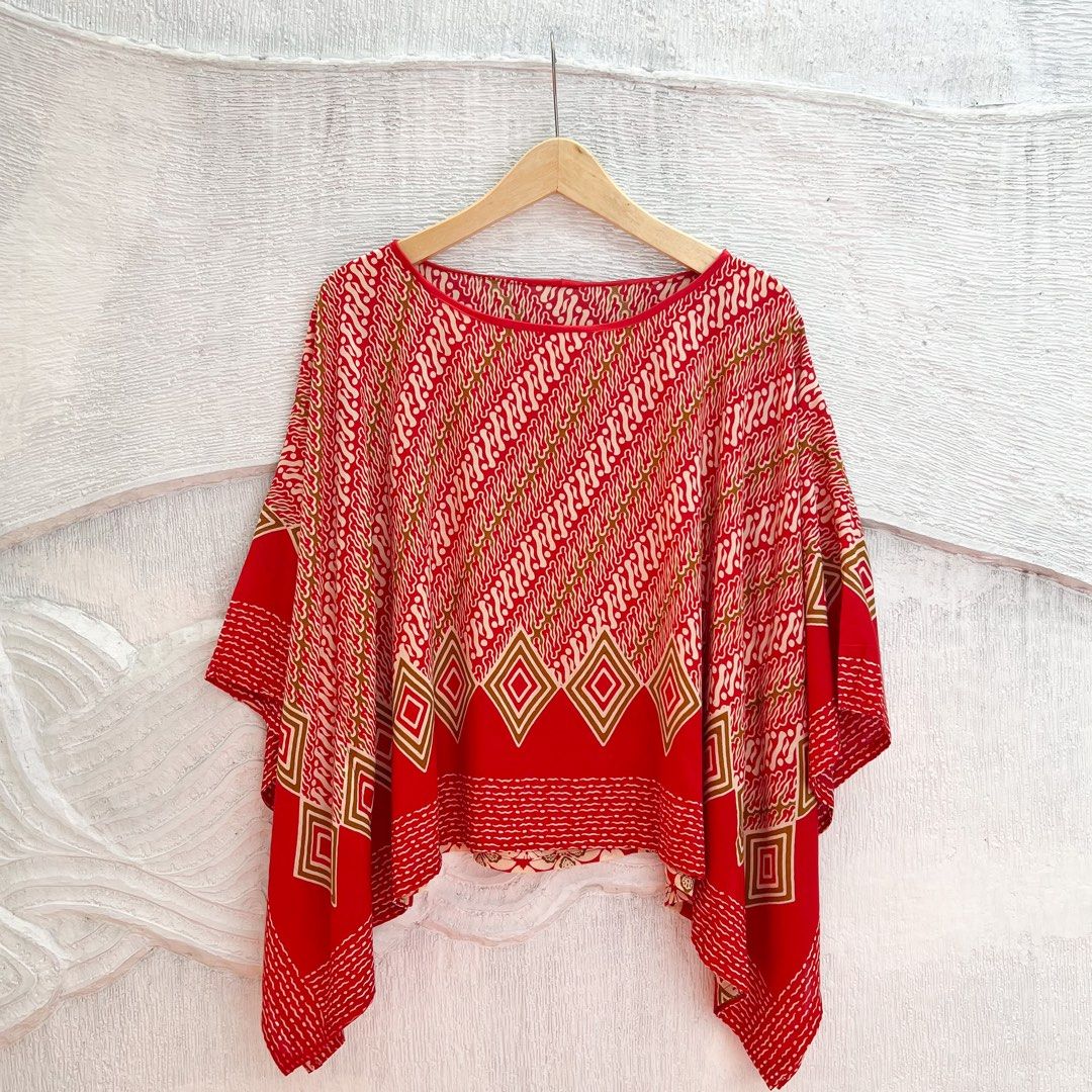 Tiered Batik Print Swing Top main image 0
