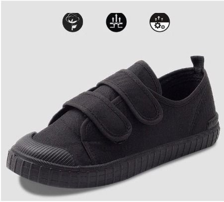 All black sneakers for toddlers cheap
