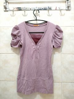 Blouse ungu