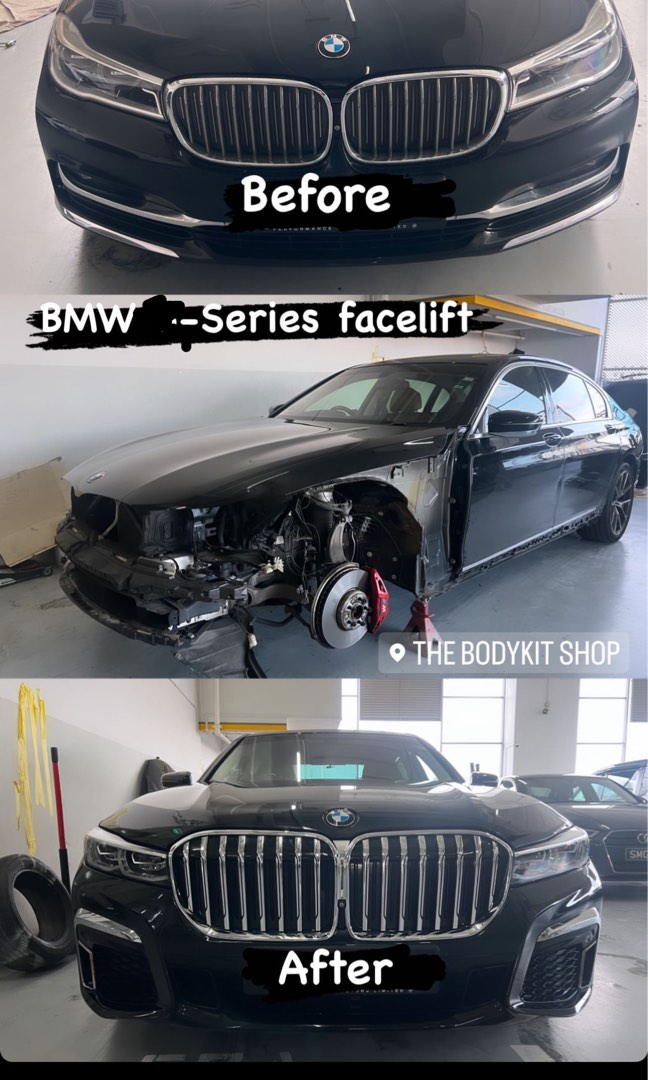 bmw 7 series facelift conversion kit, Car Accessories, Accessories on ...
