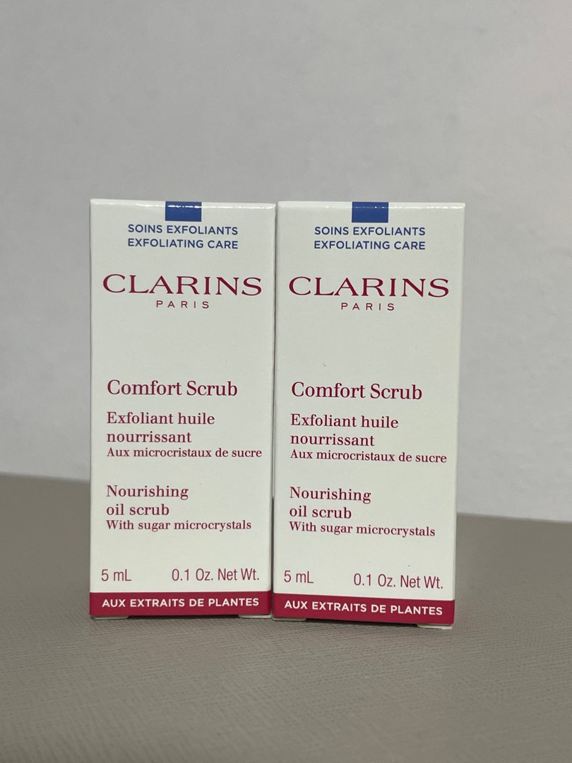 BNIB Clarins Comfort Scrub $6 for 2, Beauty & Personal Care, Face, Face ...