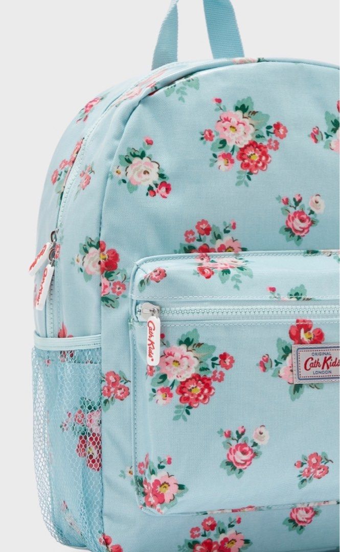 BNWT Authentic Cath Kidston Kids blue floral waterproof Backpack