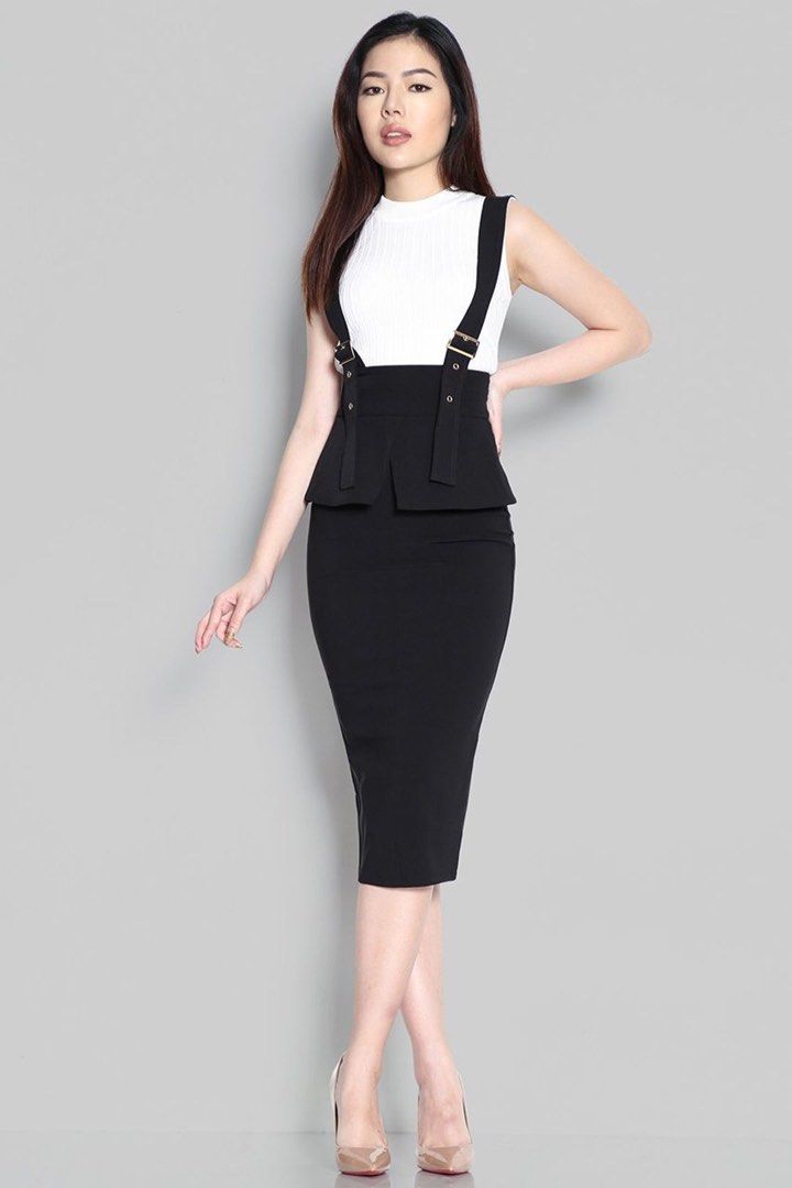 BNWT Lara J Eulalia Pinafore Skirt Women s Fashion Bottoms